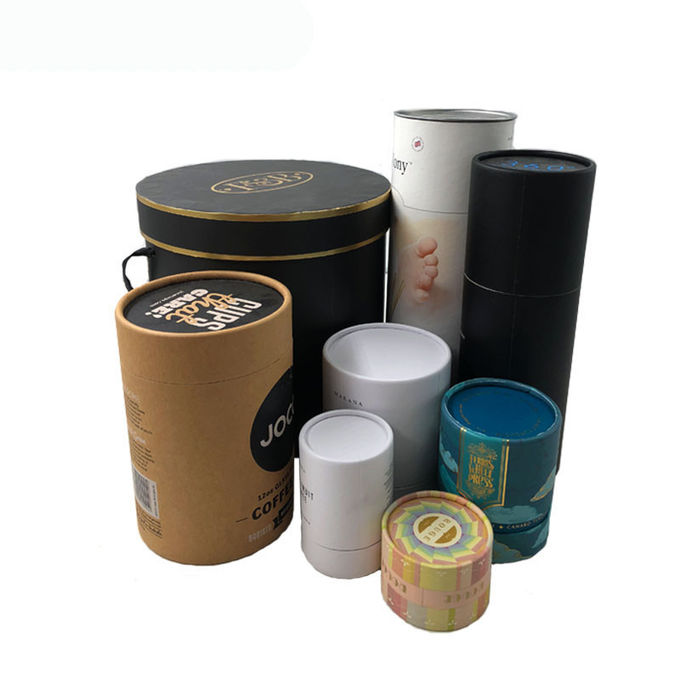 生物分解性の円形の化粧品の管の包装のペーパー管の容器