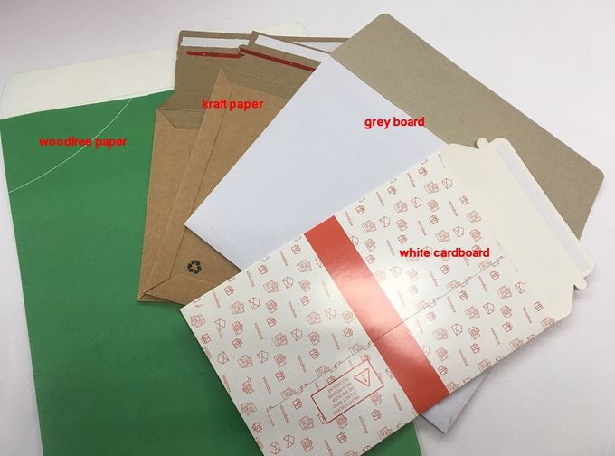 友好的な注文のボール紙のクラフトの封筒の印刷サービス自動防漏式のEco