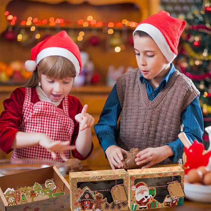 クリスマス・カップケーキ クッキー チョコレート 食品用 印刷された包装箱 7