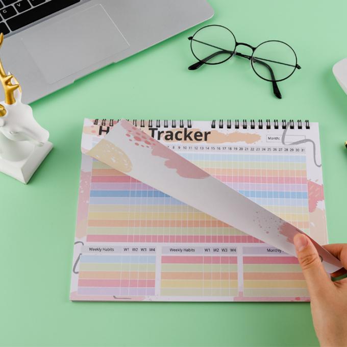 CMYK 2021-2022 A4 A5 ツインワイヤー バイディング 週刊 日記帳 プランナー 印刷 4