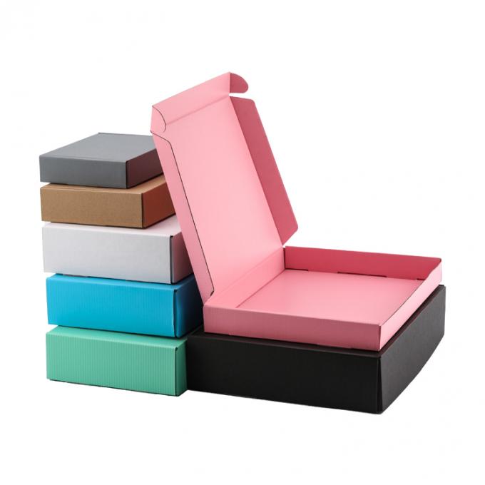 CMYK 印刷 クラフト 紙 紙箱 梱包 波紋 紙箱 郵便 箱 10