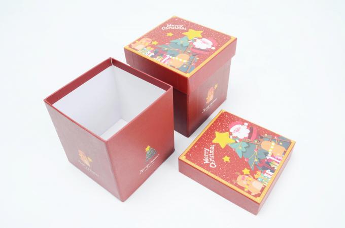 小売スタンドボックス素材 クリスマスパッケージング ギフトボックス カスタム紙蓋とベース 10