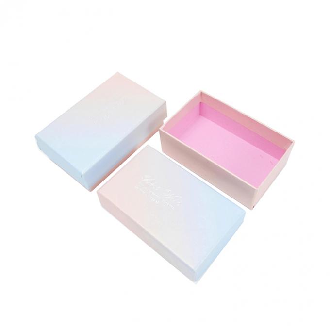 パーソナライズド ピンク カードボード キャンディー 化粧品 化粧品 宝石 紙 ギフト 包装 ボックス ロゴ付き 2