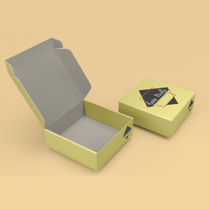 クラフト紙 カードボード 化粧品 送料箱 波紋郵便包装箱 9