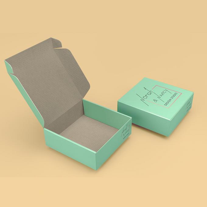 クラフト紙 カードボード 化粧品 送料箱 波紋郵便包装箱 10