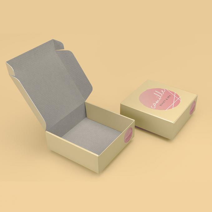 クラフト紙 カードボード 化粧品 送料箱 波紋郵便包装箱 6