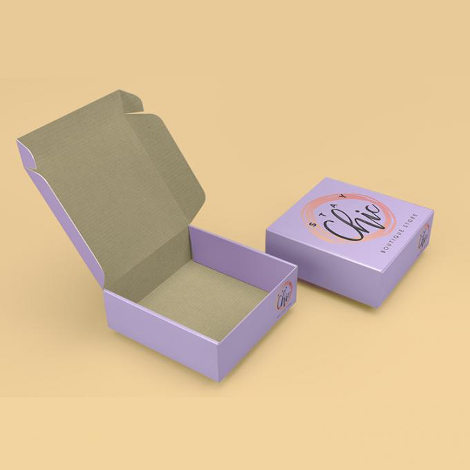 クラフト紙 カードボード 化粧品 送料箱 波紋郵便包装箱 8