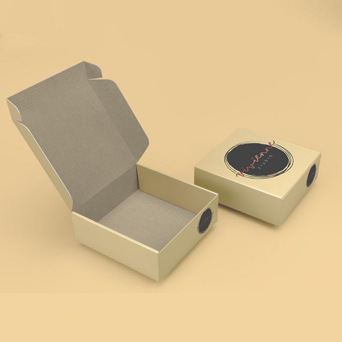 クラフト紙 カードボード 化粧品 送料箱 波紋郵便包装箱 11