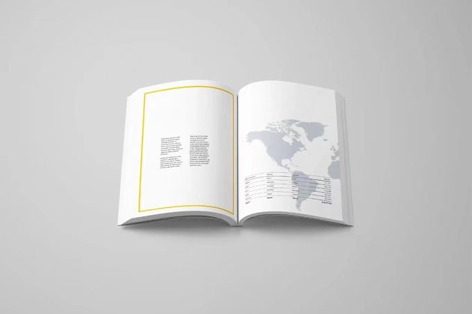 ハードカバー カスタム雑誌印刷 パーフェクト オフセット 本印刷 サービス 2